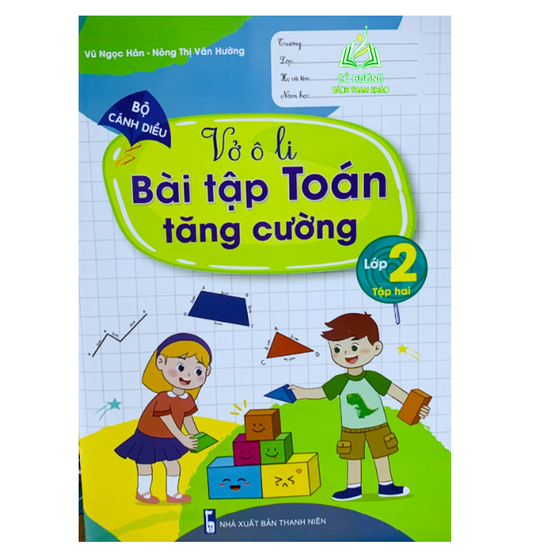 Sách - Vở Ô li Bài Tập Toán Tăng Cường lớp 2 - tập 1 ( cánh diều )