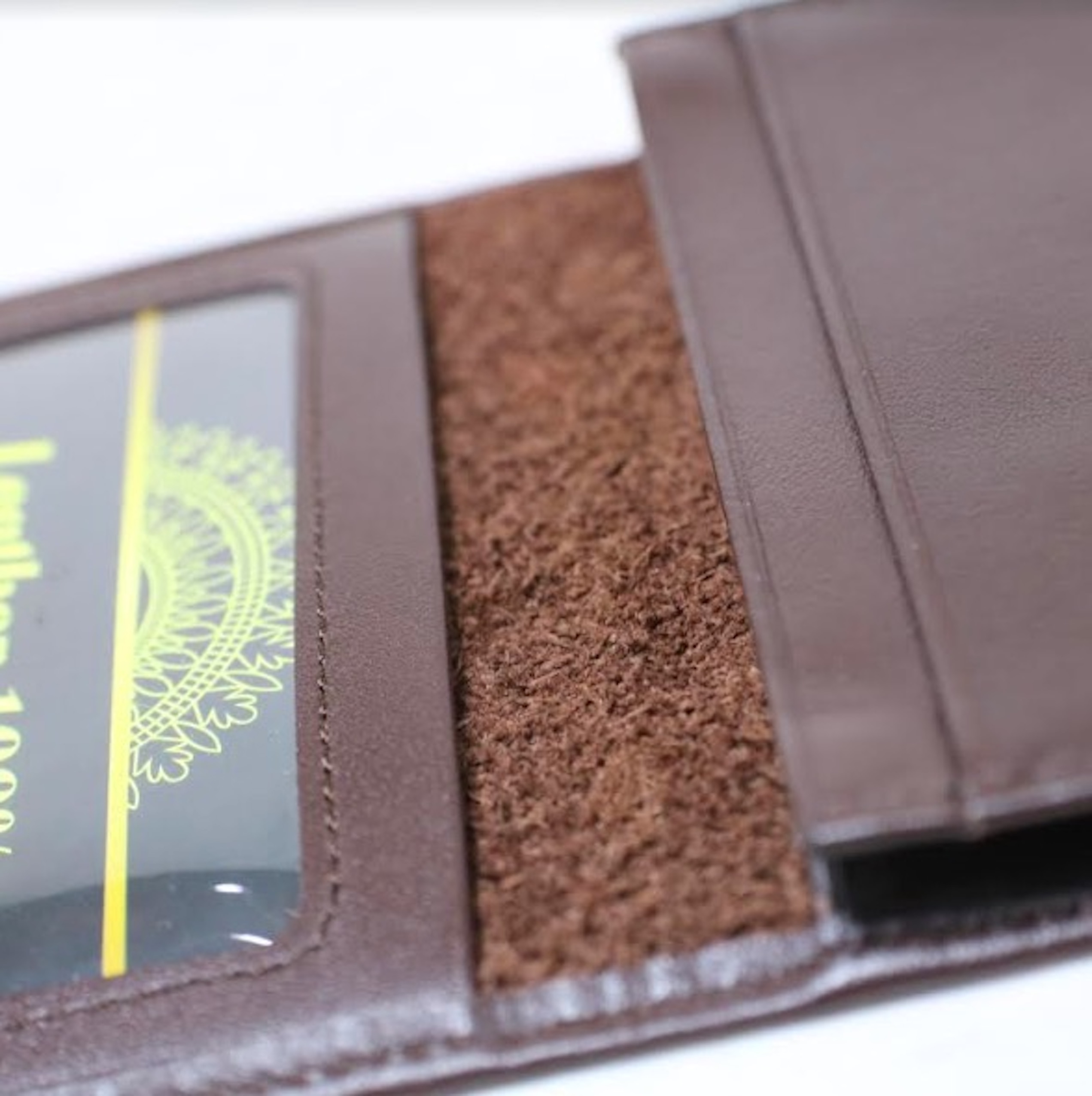 Ví đựng card mini da bò cao cấp siêu mềm màu nâu