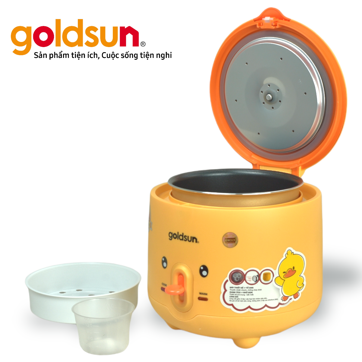 Nồi cơm điện Goldsun GRC5020 (1L) Hàng chính hãng