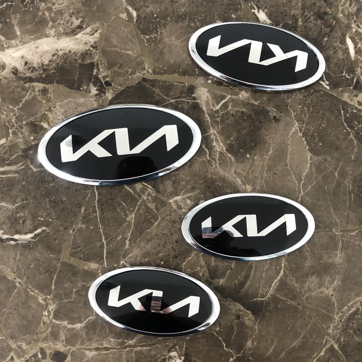 01 chiếc Logo biểu tượng trước và sau xe ô tô Kia