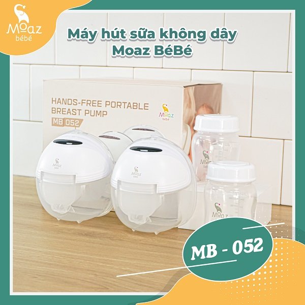 Máy hút sữa không dây đơn Moaz BéBé MB052