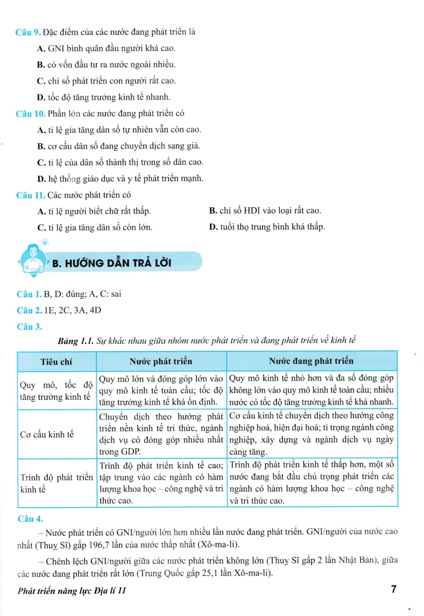 ND - Phát Triển Năng Lực Địa Lí 11 (Biên Soạn Theo Chương Trình GDPT Mới)