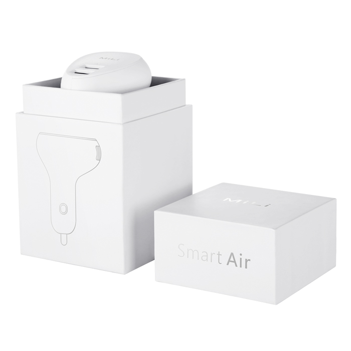 Adapter Sạc Ô Tô MiLi Smart Air Tích Hợp Lọc Không Khí HC-C39 - Hàng Chính Hãng