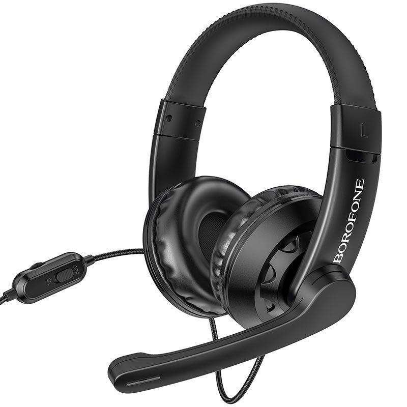 Tai Nghe Gaming Chụp Tai /Headphone Có Mic Đàm Thoại /Hỗ trợ nhiều thiết bị Điện thoại/máy tính Bo102 Borofone-Hàng Chính Hãng