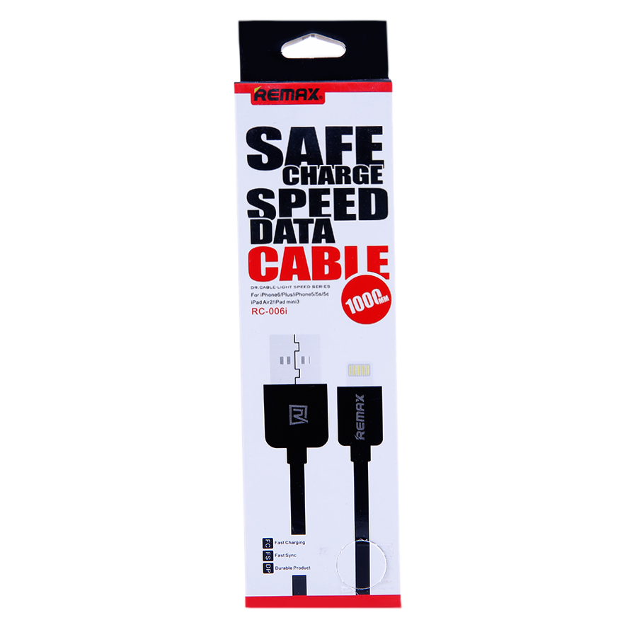 CÁP SẠC LIGHTNING REMAX RC-006I