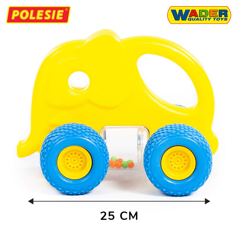 Xúc Xắc Cho Bé Tập Bò Hình Voi Con, Màu Sắc Thu Hút, Nhựa ABS An Toàn Nhập Khẩu Châu Âu CHÍNH HÃNG POLESIE 38241