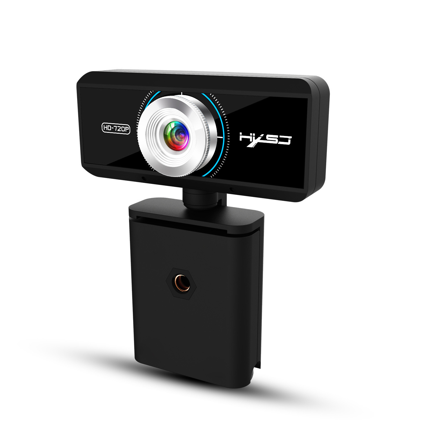 Webcam HXSJ S4 HD 1080P USB3.0 2.0 Có Thể Điều Chỉnh 360° Kèm Mic Cho Cuộc Gọi Video - Hàng Chính Hãng