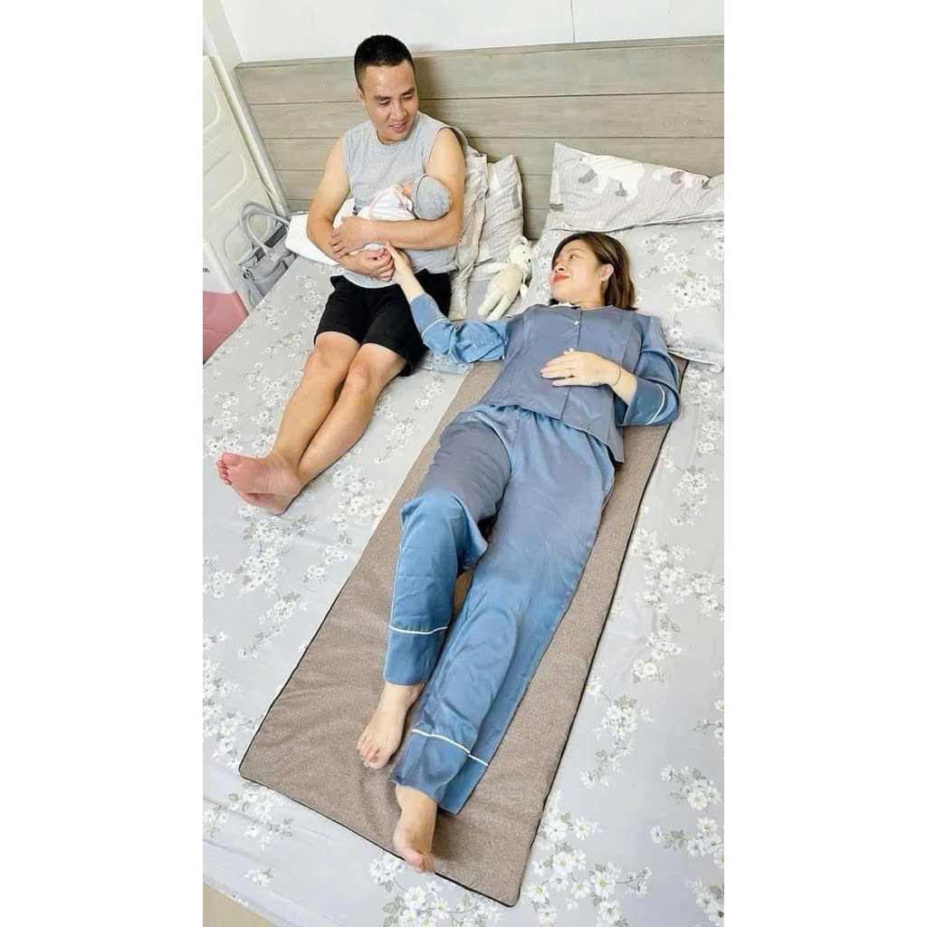 Thảm ngải cứu đông y sưởi ấm, hỗ trợ điều trị đau mỏi vai gáy xương khớp, Đệm sưởi điện ngải cứu đông y - Hàng chính hãng