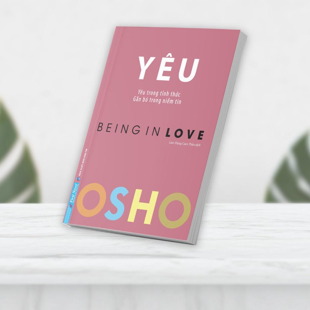 Sách Combo OSHO Yêu + Hiểu + Đạo + Trưởng Thành + Hạnh Phúc Tại Tâm - First News - BẢN QUYỀN