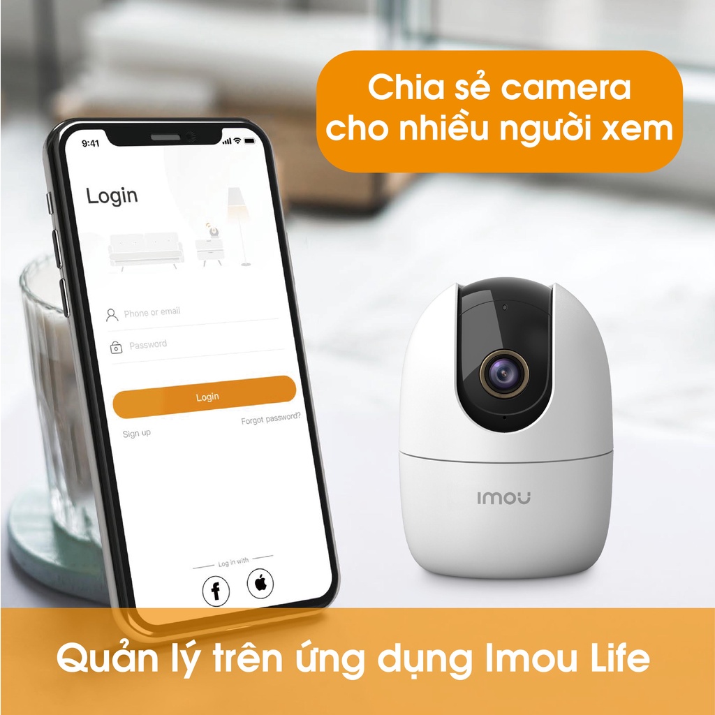 CAMERA WIFI IMOU IPC A42P IMOU 4M 2K SIÊU NÉT, ĐÀM THOẠI 2 CHIỀU, XOAY 360 ĐỘ - HÀNG CHÍNH HÃNG