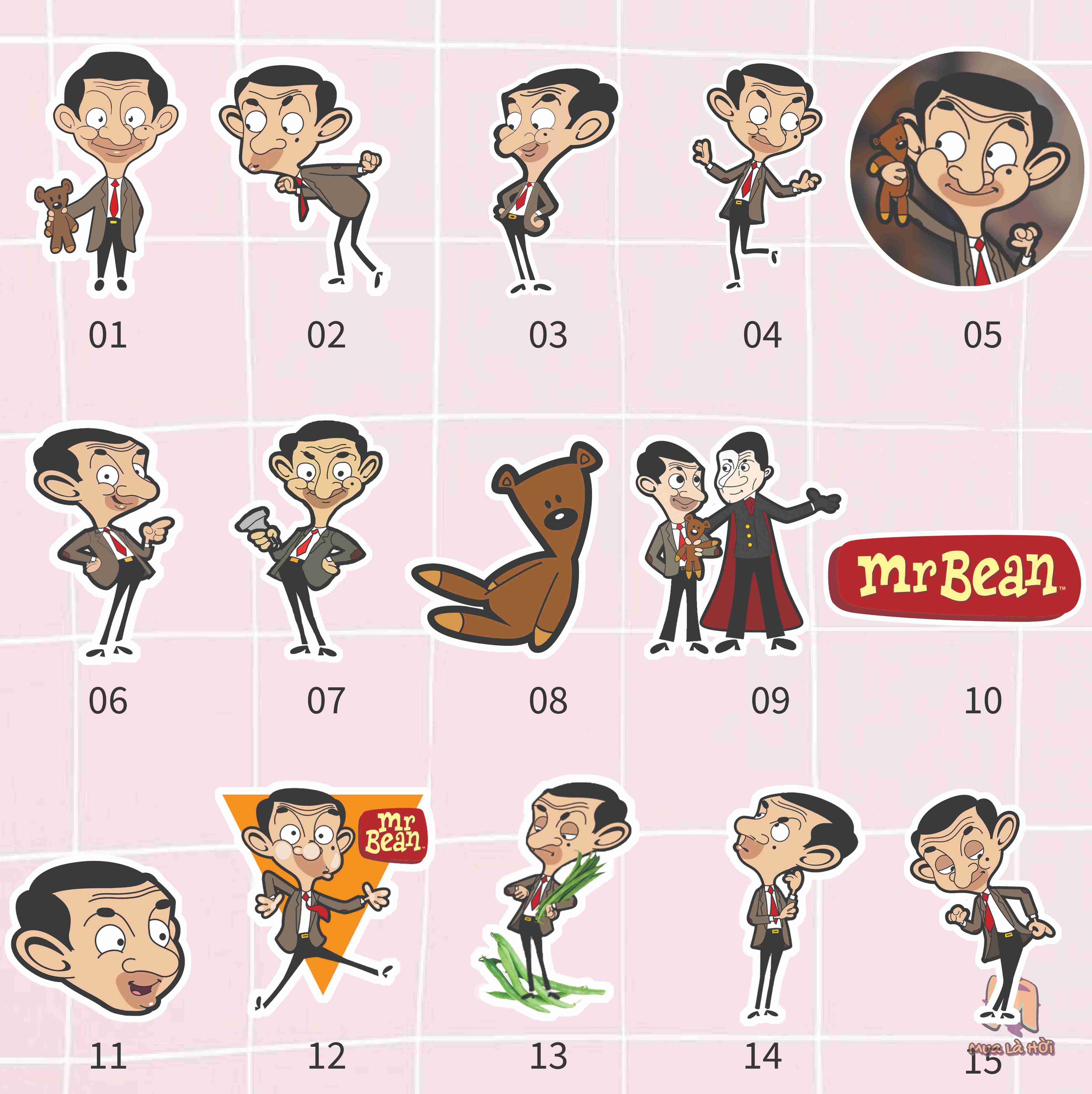 Túi Tote in hình chủ đề Mr Bean