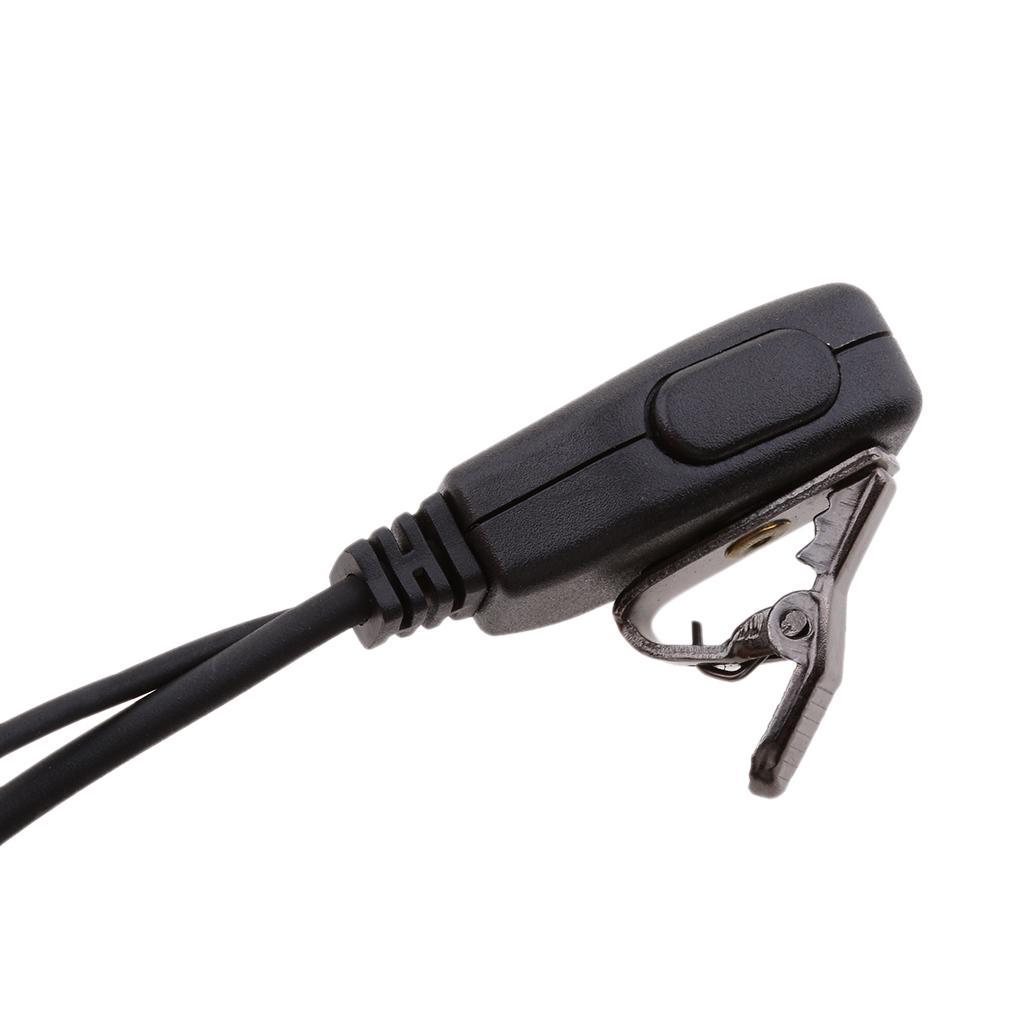 Acoustic Tube Earpiece Earphone Microphone for   Two