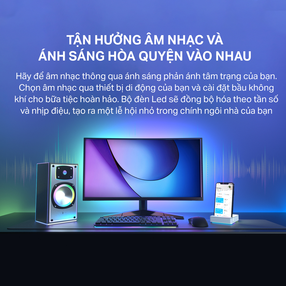 Bộ Led Dây TP-Link Tapo L920-5 WiFi Thông Minh Nhiều Màu Sắc - Hàng Chính Hãng