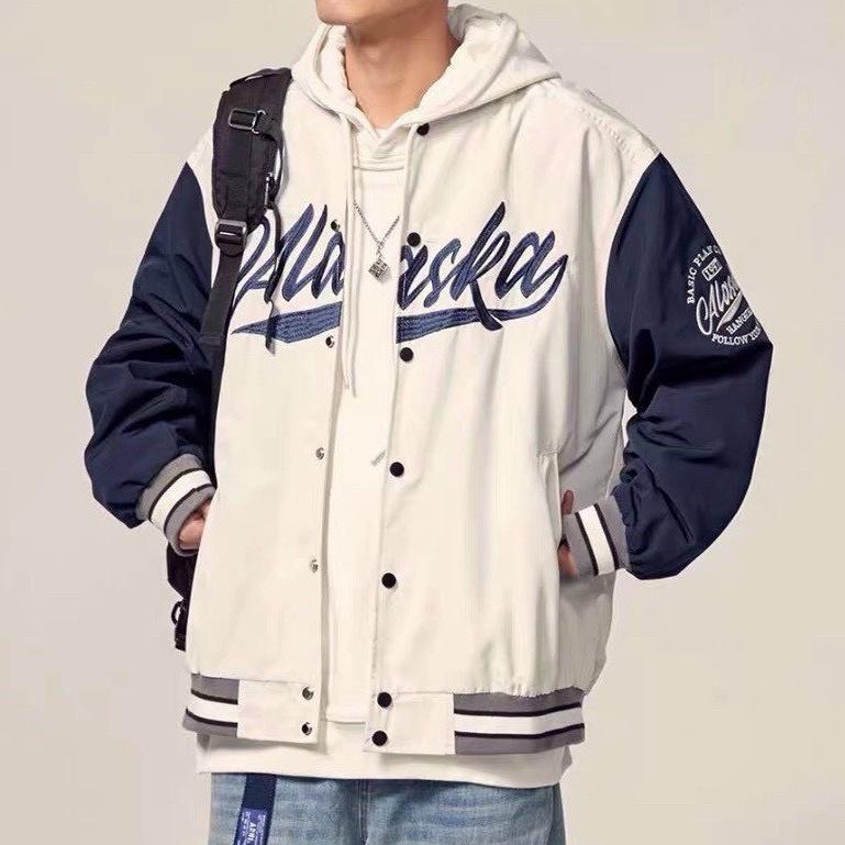 &lt;HOT&gt; Áo khoác dù bomber nam nữ unisex form rộng vải 2 lớp chất xịn, dày dặn, y ảnh phong cách hàn quốc (calas))