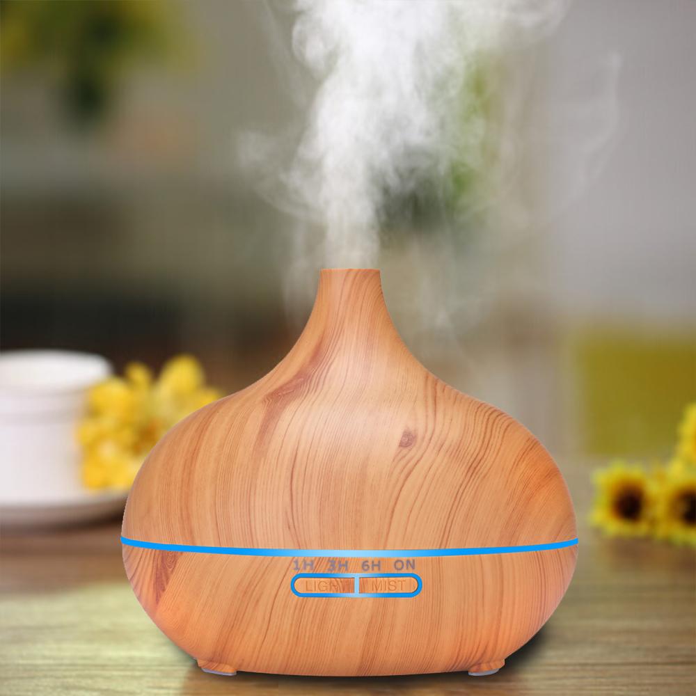 Điện Khuếch Tán Tinh Dầu Lộc Không Khí Máy Phun Sương Tạo Ẩm Khuếch Tán Tinh Dầu 400ML Siêu Âm Thanh Điều Khiển Từ Xa Mát Sương Phun Sương Tạo Ẩm Hình Ếch Con Đèn LED