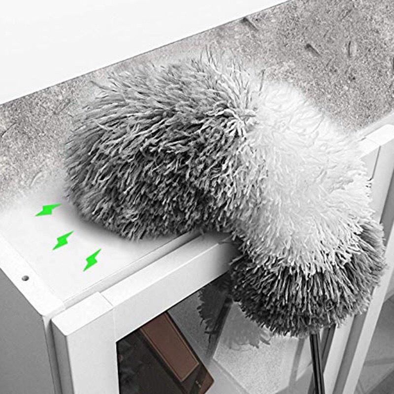 Chổi Quét Trần Nhà Uốn Dẻo Linh Hoạt Cán Dài Inox Cao Cấp