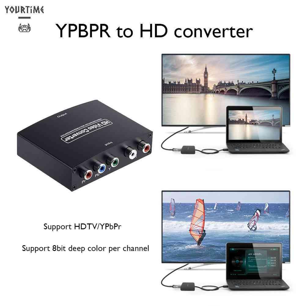 Bộ ChuyểN ĐổI Âm Thanh / Video 1080P 5 RCA RGB Sang HDMI