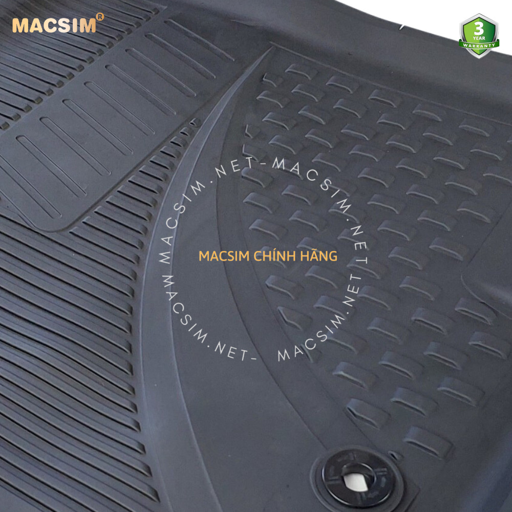 Thảm lót sàn xe ô tô Hyundai Elantra 2016- 2021  Nhãn hiệu Macsim chất liệu nhựa TPE Silicon cao cấp màu đen