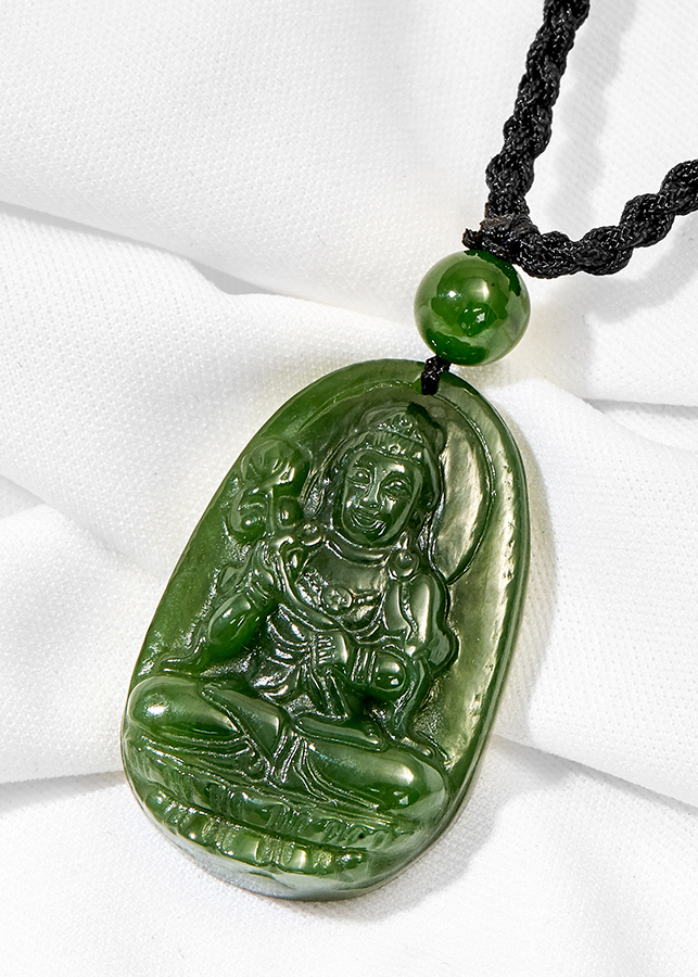 Phật bảng mệnh đại thế chí bồ tát ngọc bích Ngọc Quý Gemstones