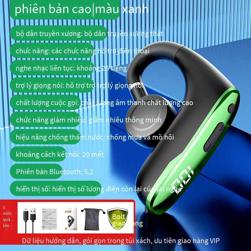 Đảm bảo chất lượng Tai nghe Bluetooth M-W8 Dẫn truyền qua xương Màn hình kỹ thuật số Máy rung Sừng Mô hình kinh doanh mới Loại tai treo không nhét trong tai Loại một tai