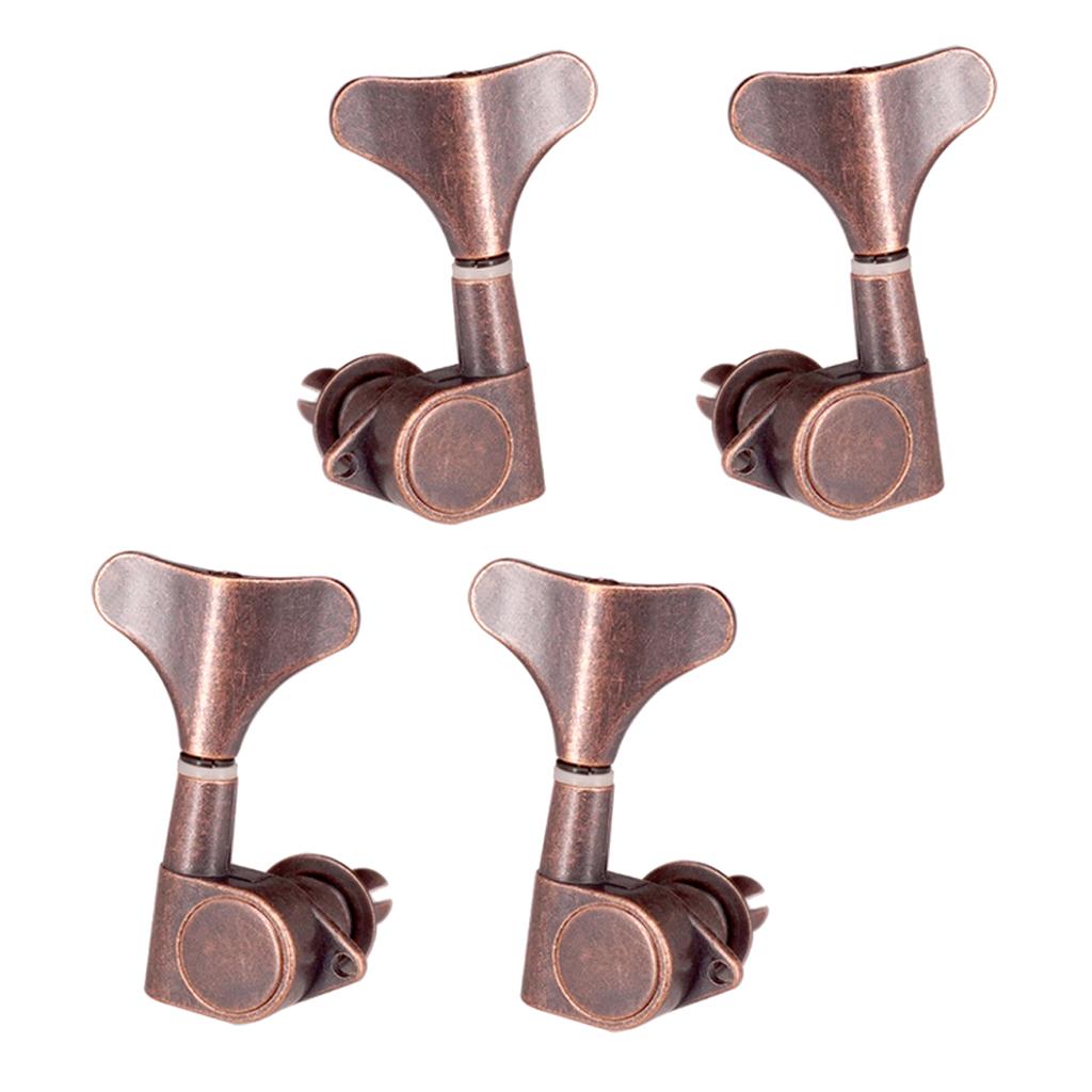 Đuôi Cá Nút Bass Dây Chỉnh Âm Chốt Phím Máy Đầu 2L2R Đồng Đỏ