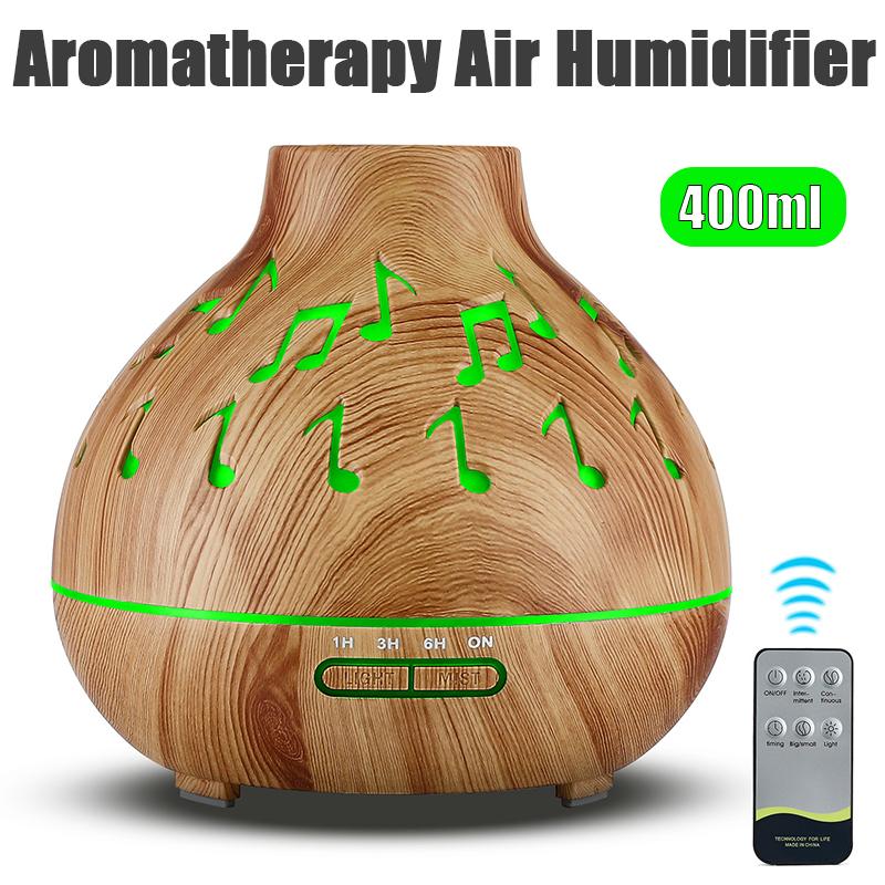 400Ml Máy Phun Sương Tạo Độ Ẩm Điện Máy Khuếch Tán Lọc Không Khí Gỗ Siêu Âm Thanh Máy Tạo Độ Ẩm Phun Sương Tinh Dầu Thông Thơm Mát Phun Sương Tạo Cho Gia Đình