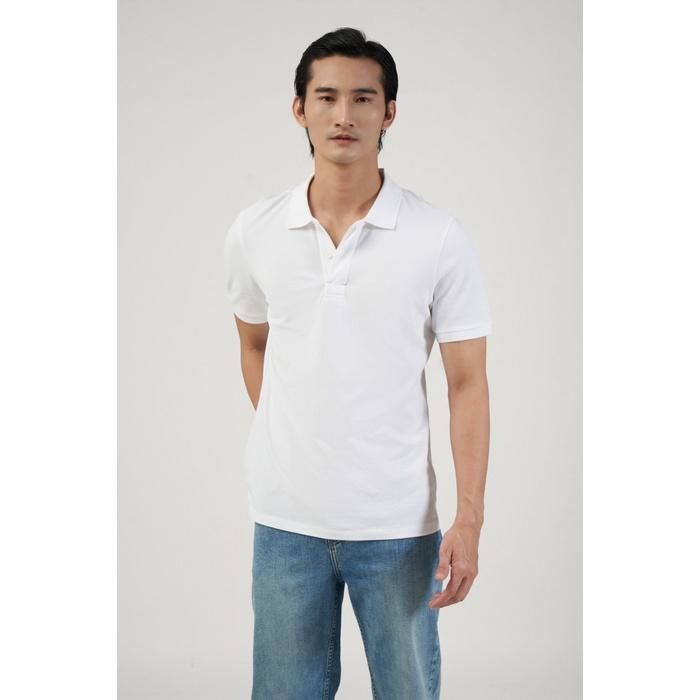 ÁO POLO NAM TAY NGẮN PHỐI CHỈ MÀU FORM FITTED - 10F22POL005 | LASTORE MENSWEAR