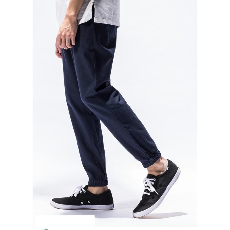 Quần jogger linen nam bó ống cao cấp, thời trang phong cách trẻ