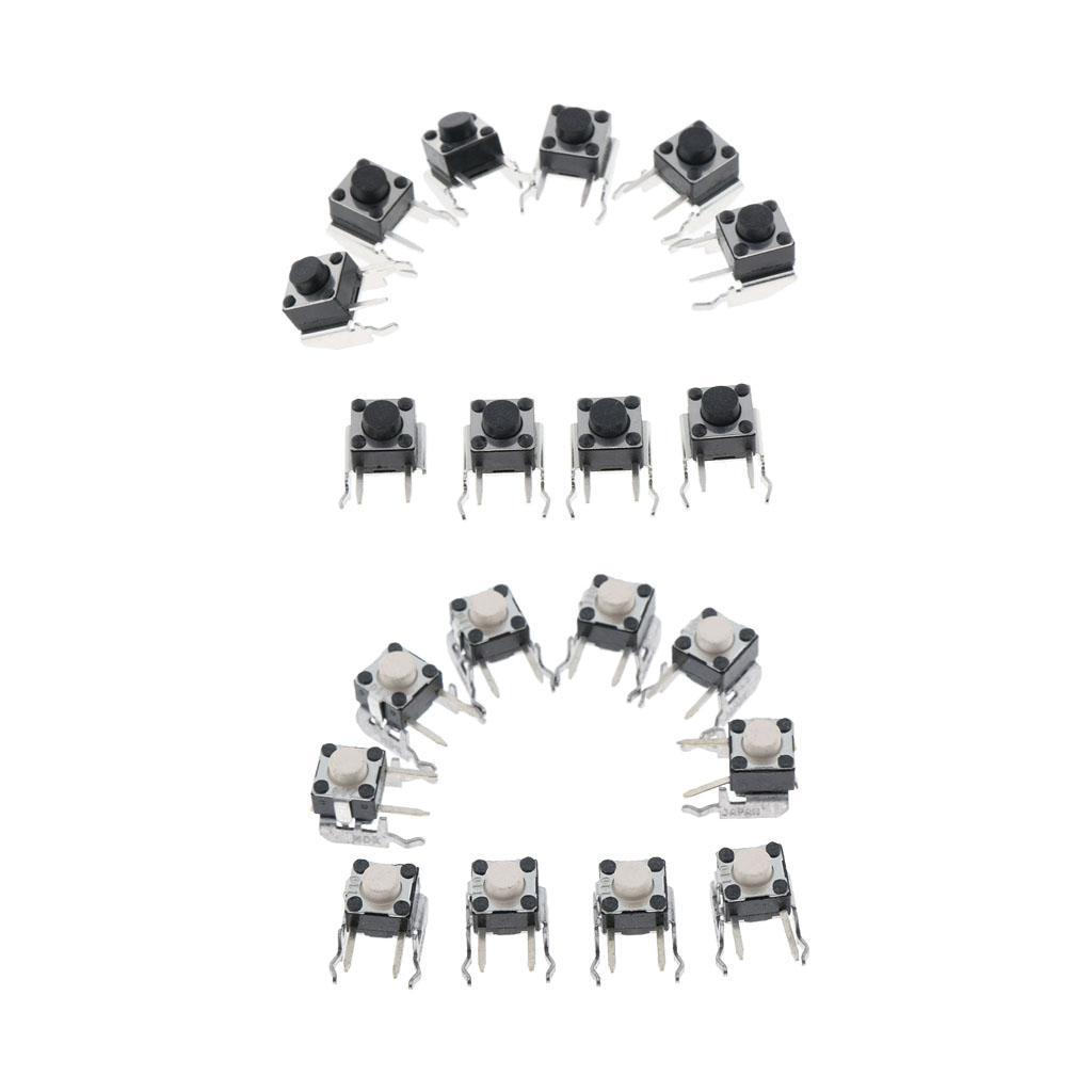 10 Tactile Switch Bumper Button For Controller White