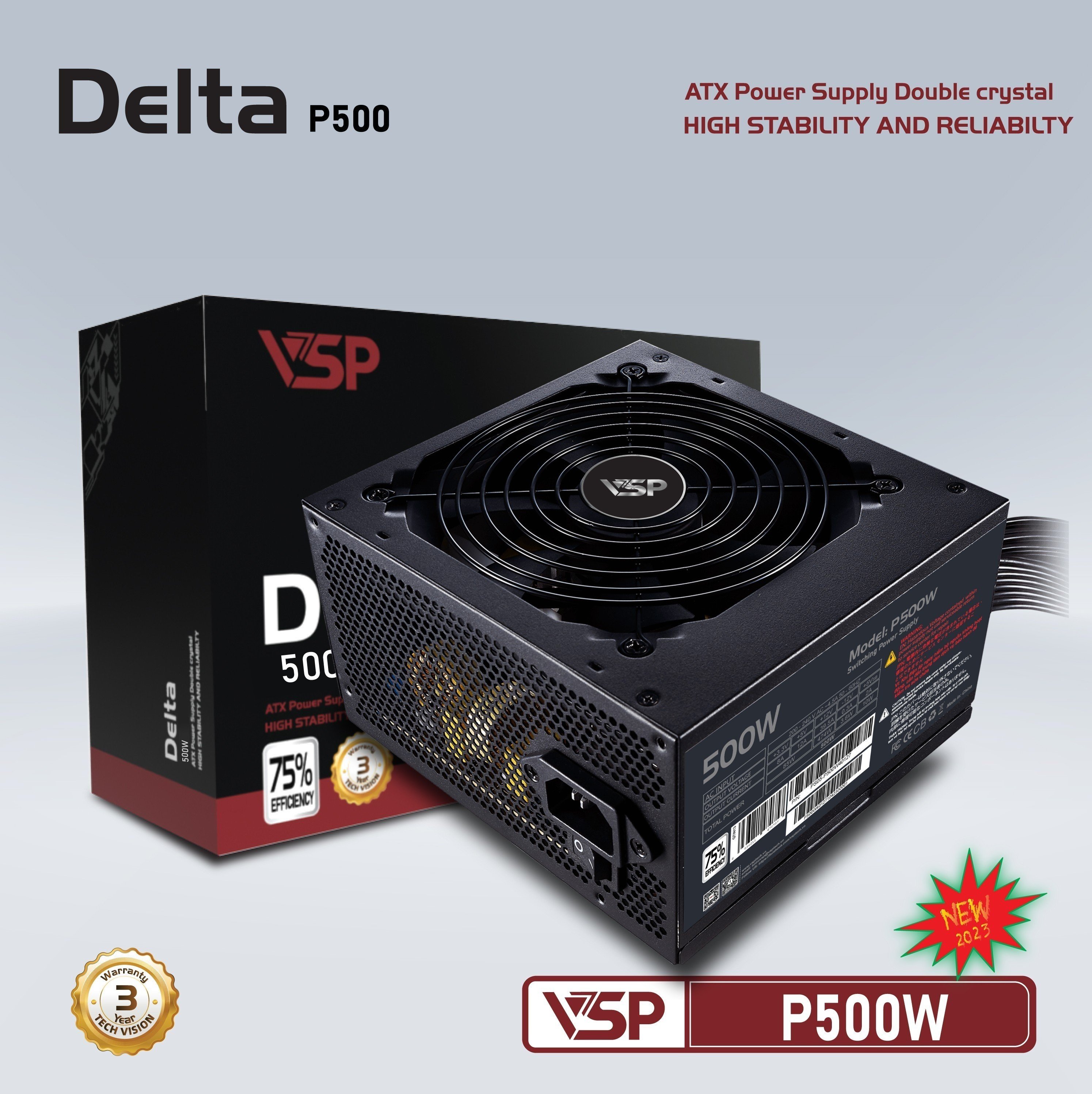 Nguồn Máy Vi Tính VSP P500W 