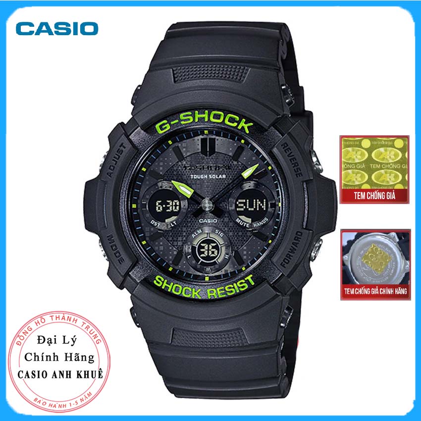 Đồng Hồ Nam Casio G-Shock AWR-M100SDC-1ADR Năng Lượng Mặt Trời