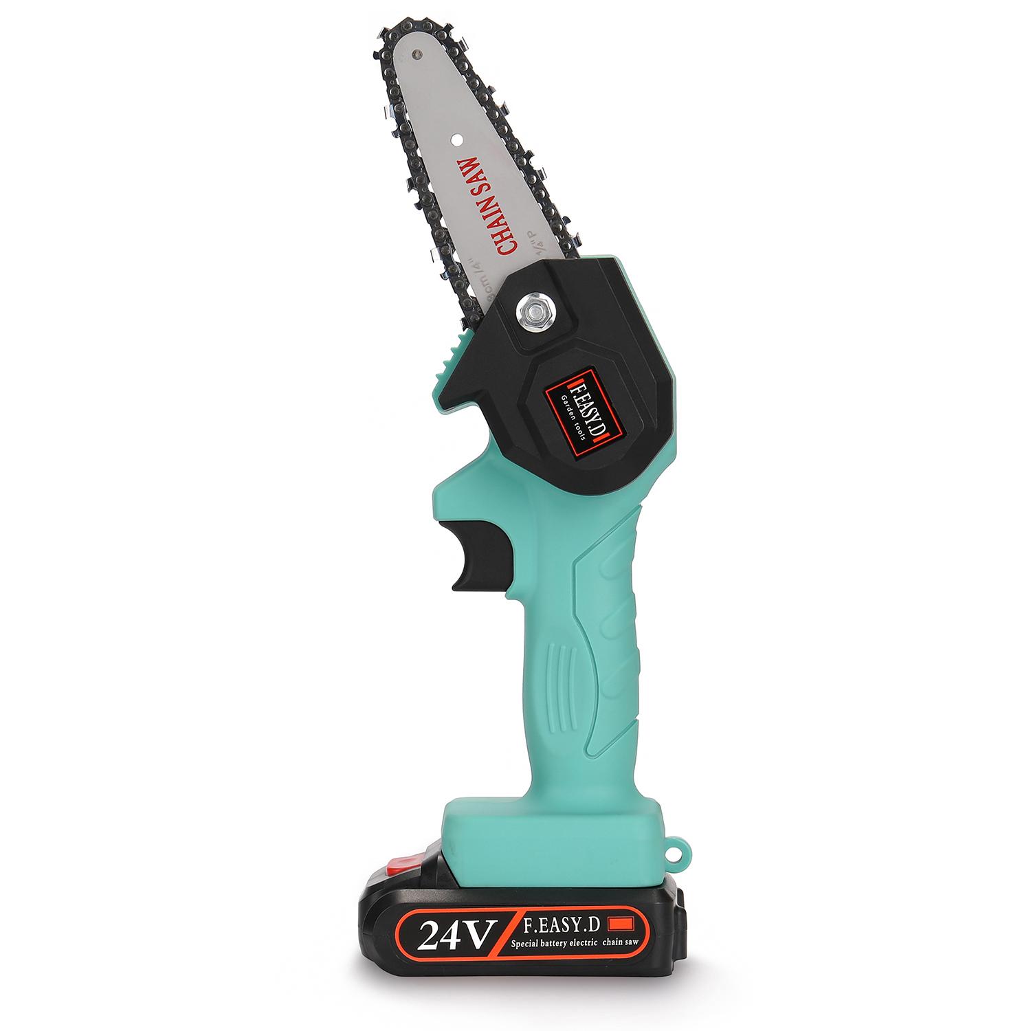 24V Lithium Battery Portable Electric Pruning Saw Rechargeable Small Electric Saws Woodworking One-handed Electric Saw