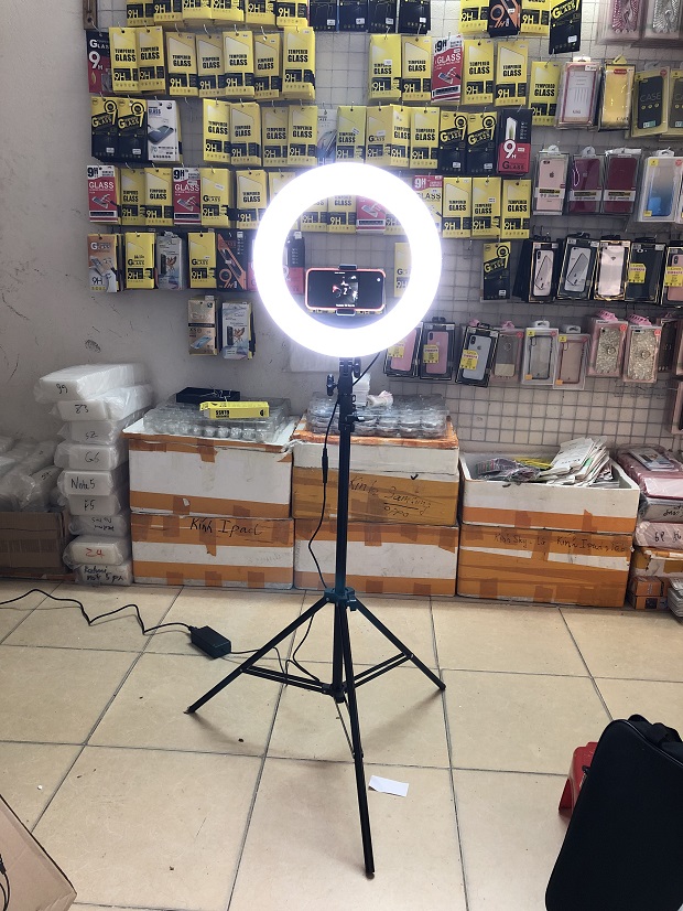 Bộ Đèn Led tròn LiveStream Ø 33CM - Trang điểm - Chụp ảnh - Xăm nghệ thuật - Siêu sáng