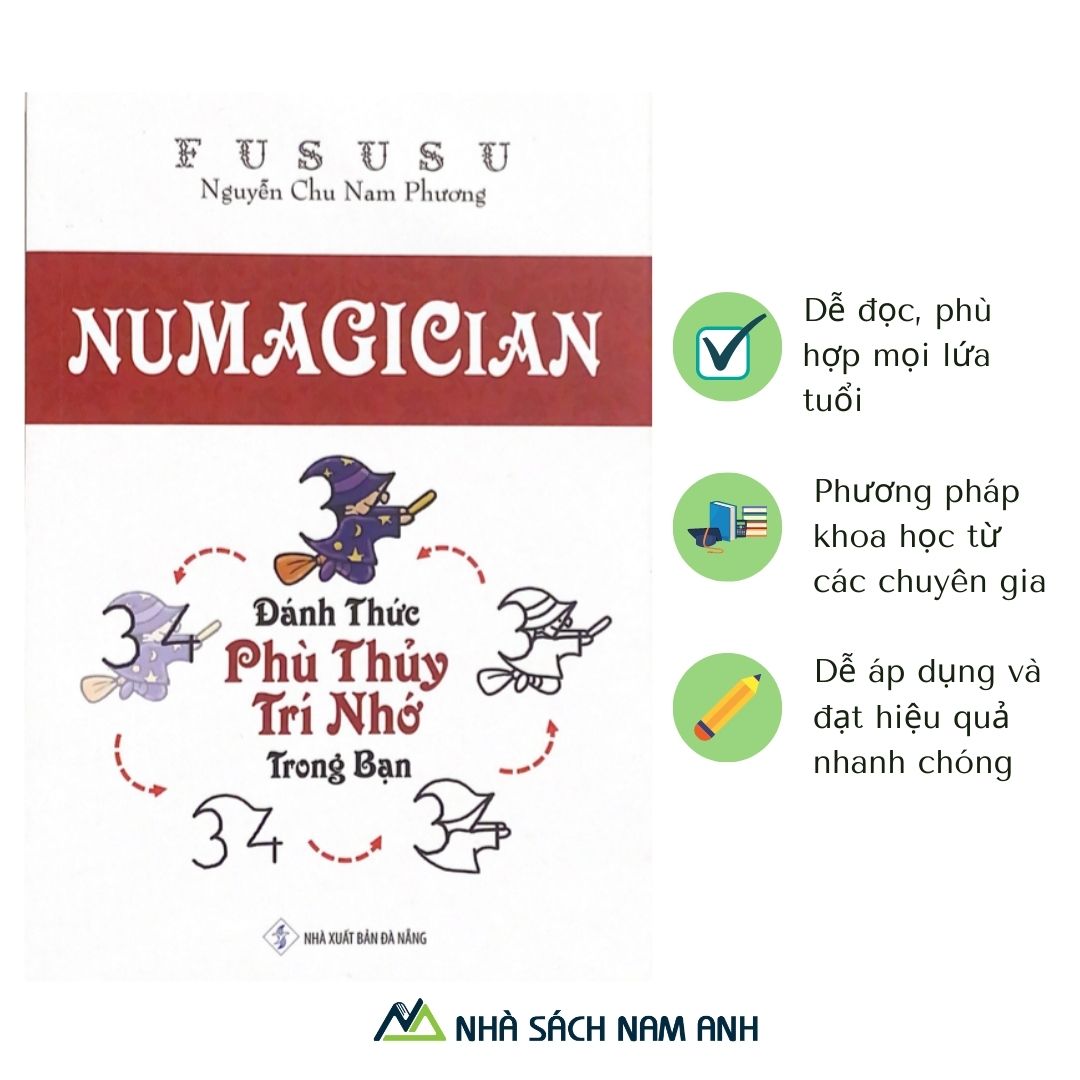 Sách - Numagician: Đánh Thức Phù Thủy Trí Nhớ Trong Bạn (Tặng kèm khóa học luyện trí nhớ)