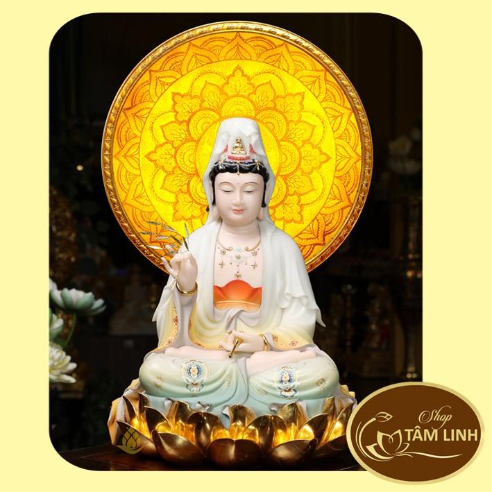 Đèn Thờ Hào Quang _ Mẫu Trúc Chỉ ( 16 cm - 19 cm