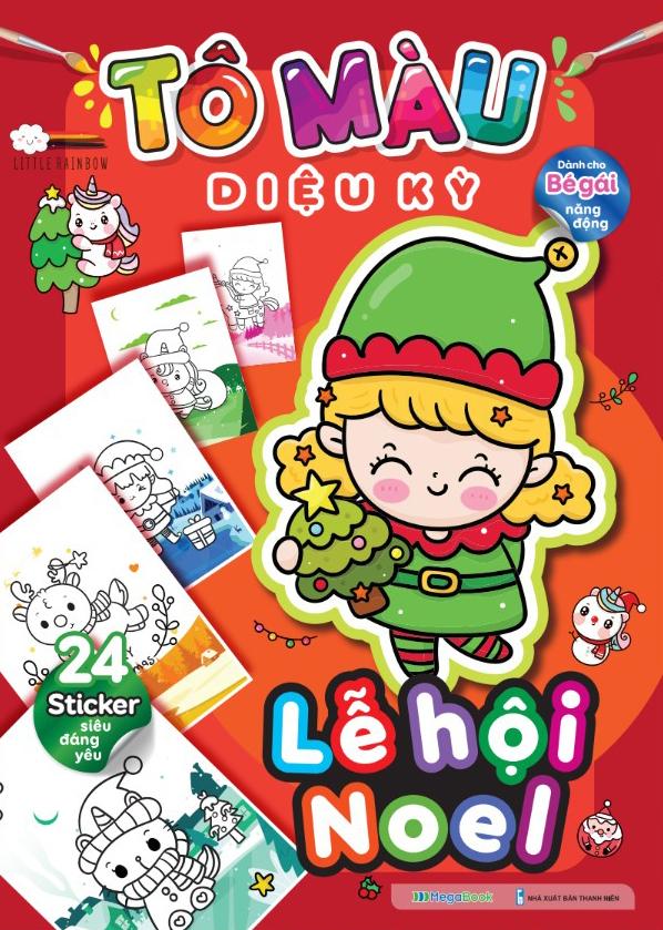 Tô Màu Diệu Kỳ - Lễ Hội Noel (Dành Cho Bé Gái Năng Động)