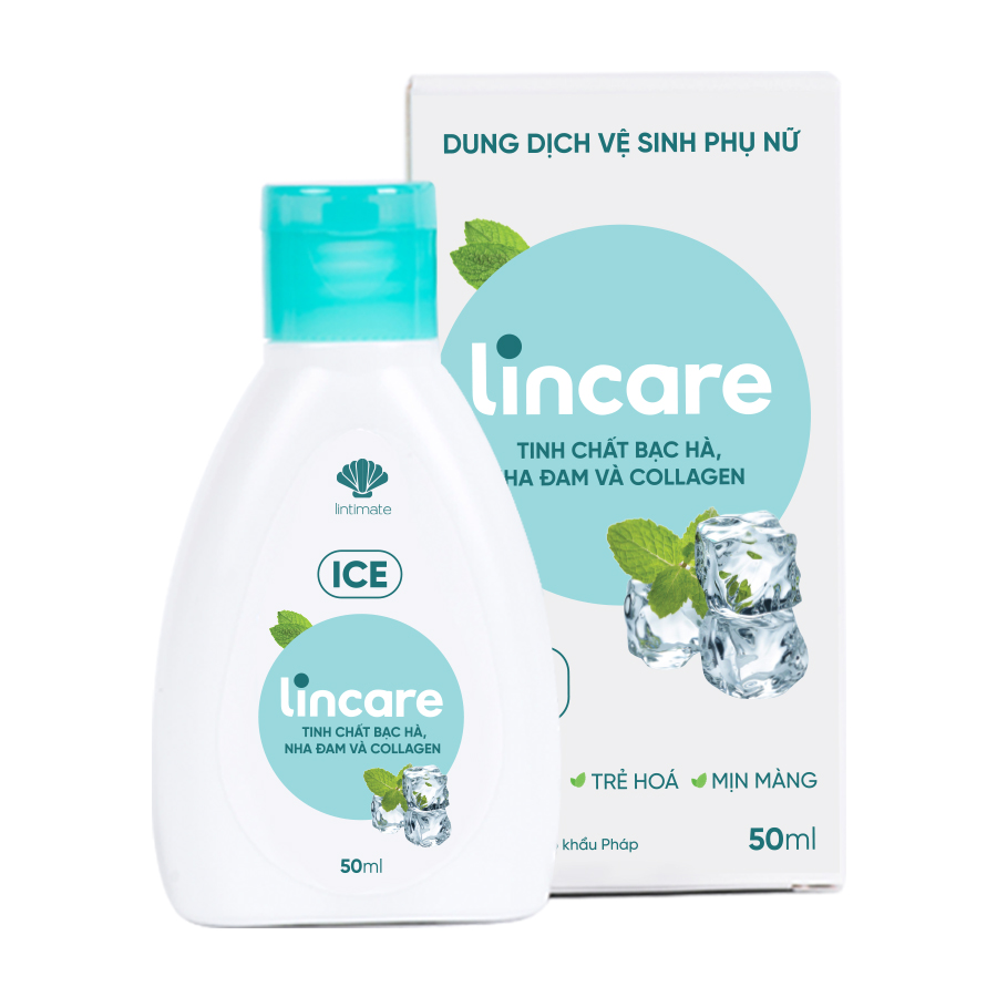 Dung dịch vệ sinh phụ nữ Intimate Wash/ Lincare Ice lọ 50ml