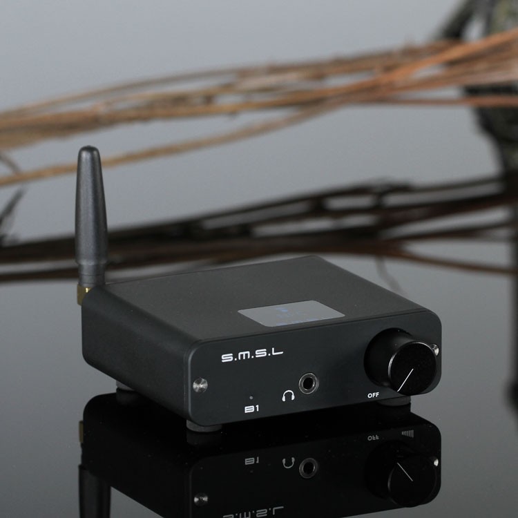 Ampli S.M.S.L Kiểm bộ giải mã DAC B1 Giải mã âm thanh Bluetooth chất lượng cao đầu ra 3.5 headphone - AV - Optical Âm thanh quang + tặng Bộ Phụ kiện dây lấy nhạc - AV 2 đầu - Dây Quang Vàng - Hàng Nhập Khẩu