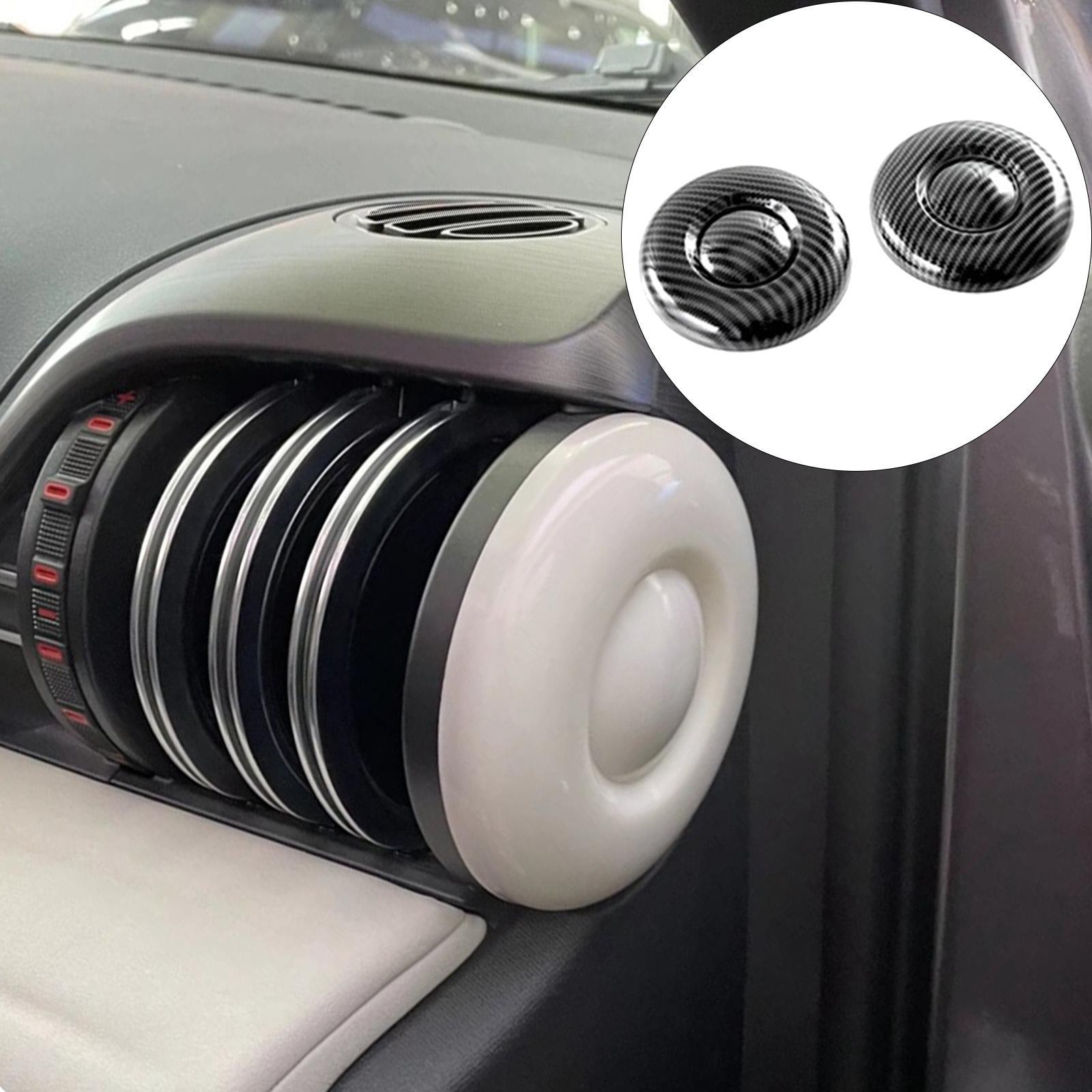 2 Pieces Car Air Outlet Cover Interior Trim Vehicles Anti Blocking Dustproof Easy Installation Dust Protector for Atto 3 Yuan Plus 2022
