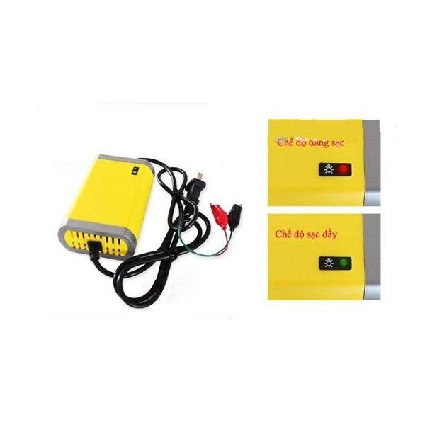 Bộ Sạc Ắc Quy 220V Ra 12V 2A-3A Có Đèn Báo Tiện Lợi