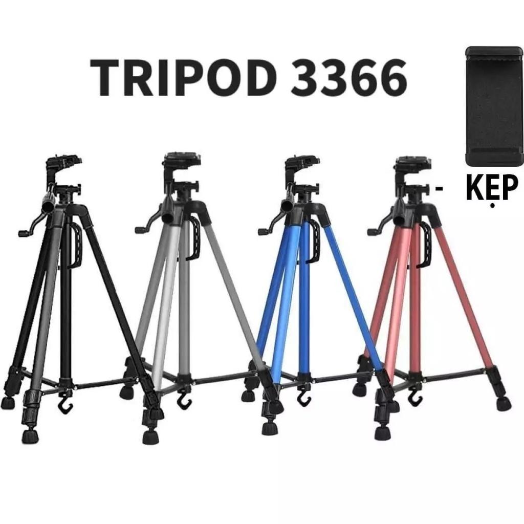 Gậy Tripod 3 Chân 3366 tặng kèm kẹp đt