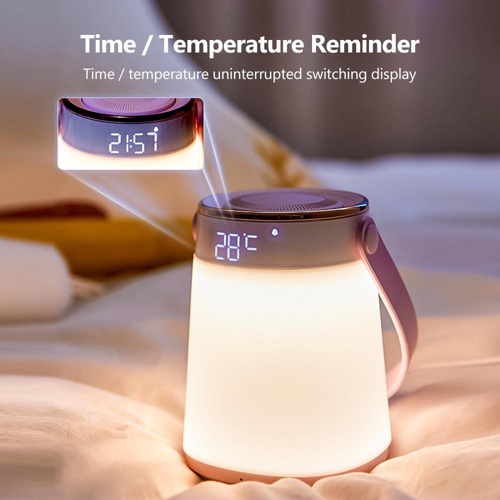 Đèn ngủ led Xiaomi Youpin 3Life hiển thị thời gian/ nhiệt độ/ nhắc nhở cho phòng ngủ của bé