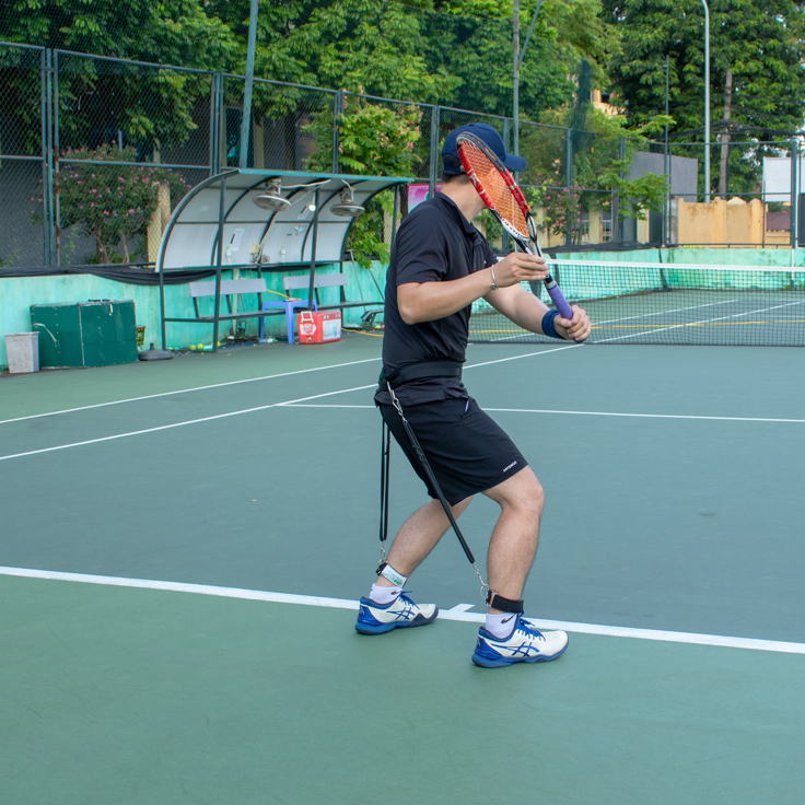 Đai chùng gối tập tennis