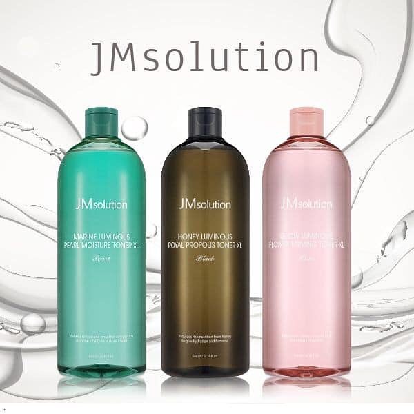 Nước cân bằng dưỡng ẩm làm trắng da Jmsolution Glow Luminous Flower Firming Toner XL 600ml [Dung tích khủng]