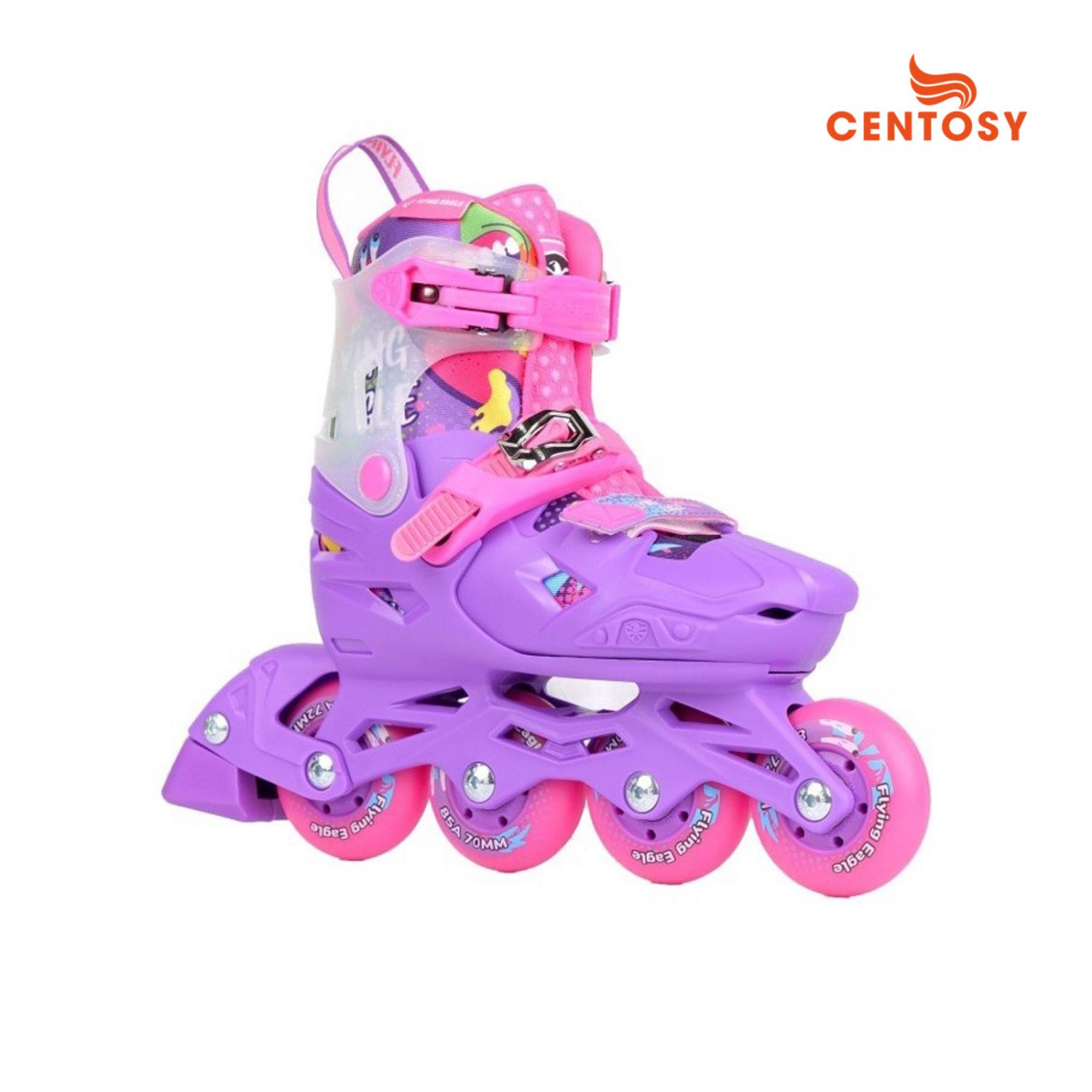 Giày Patin Trẻ Em Centosy - Flying Eagle S3 Cosmo Tặng Kèm Bảo Vệ Tay Chân Cho Bé