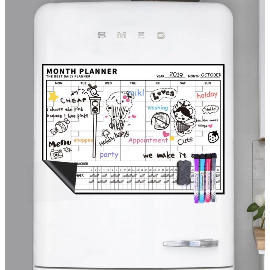 Bảng Quản lý kế hoạch từ tính nam châm Magnetic Planner