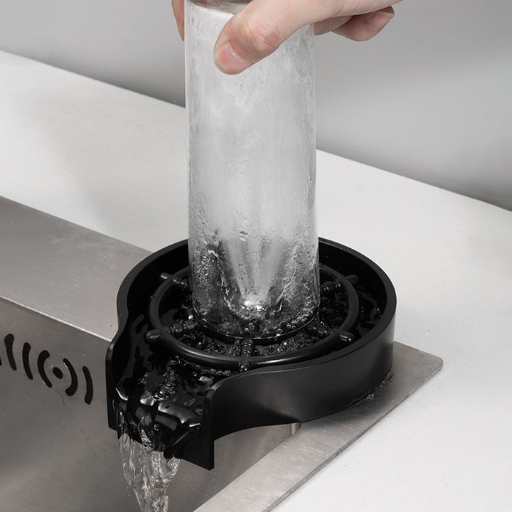 Vòi rửa cốc ly thông minh, bằng inox 304 hoặc nhựa ABS tùy chọn