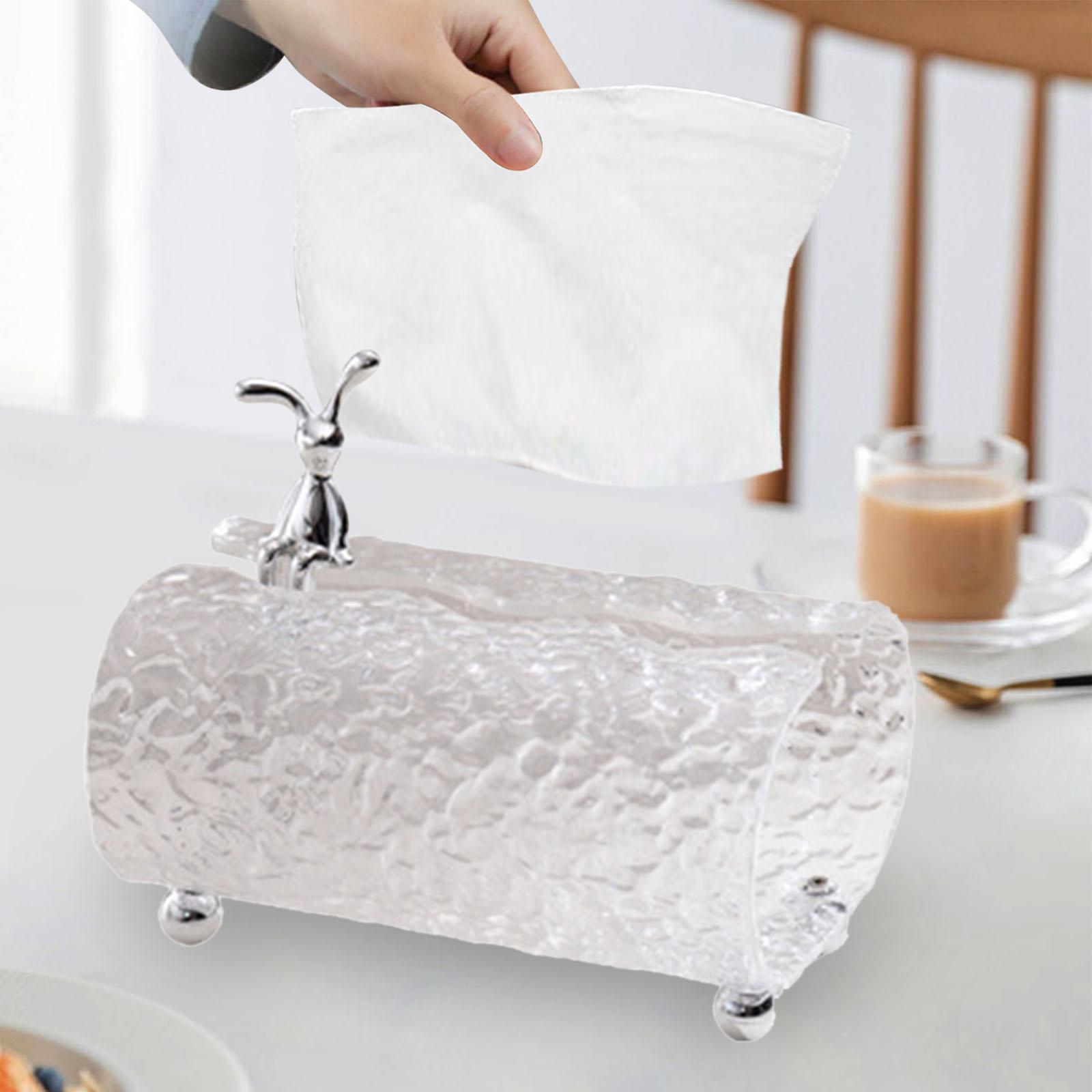 Facial Tissue Box Cover Modern Tissue Box Holder for Bedroom Living Room Car
