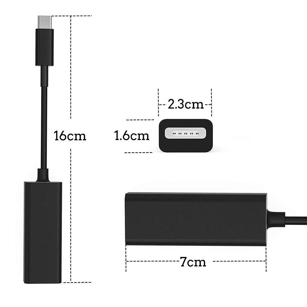 USB C Type-C Male to MagSafe 2 1 5 Pin Female Converter for Mac book air iPad