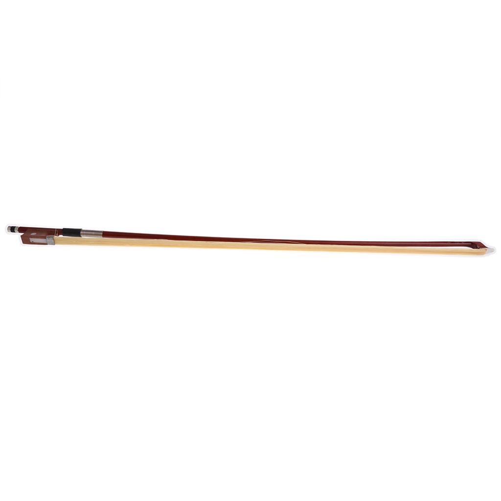 Durable Wooden 4/4 Full Size Violin Bow for Violinist Performance Accessory